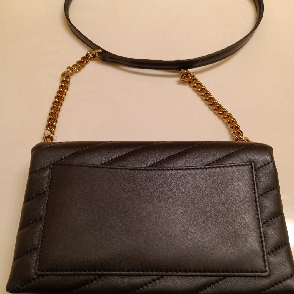 Tory Burch designer mini bags Kira Chevron Chain Wallet in Black mainTory Burch - Picture 4 of 13